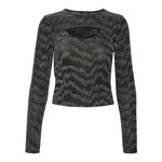 Vero Moda T Shirt Manches  ongues Noir Femme Vero Moda  ucy. Coloris disponibles : Gris