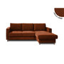Voir la diapositive 6 : LISA DESIGN Jake - canapé d'angle droit - convertible avec coffre - 4 places - en velours côtelé