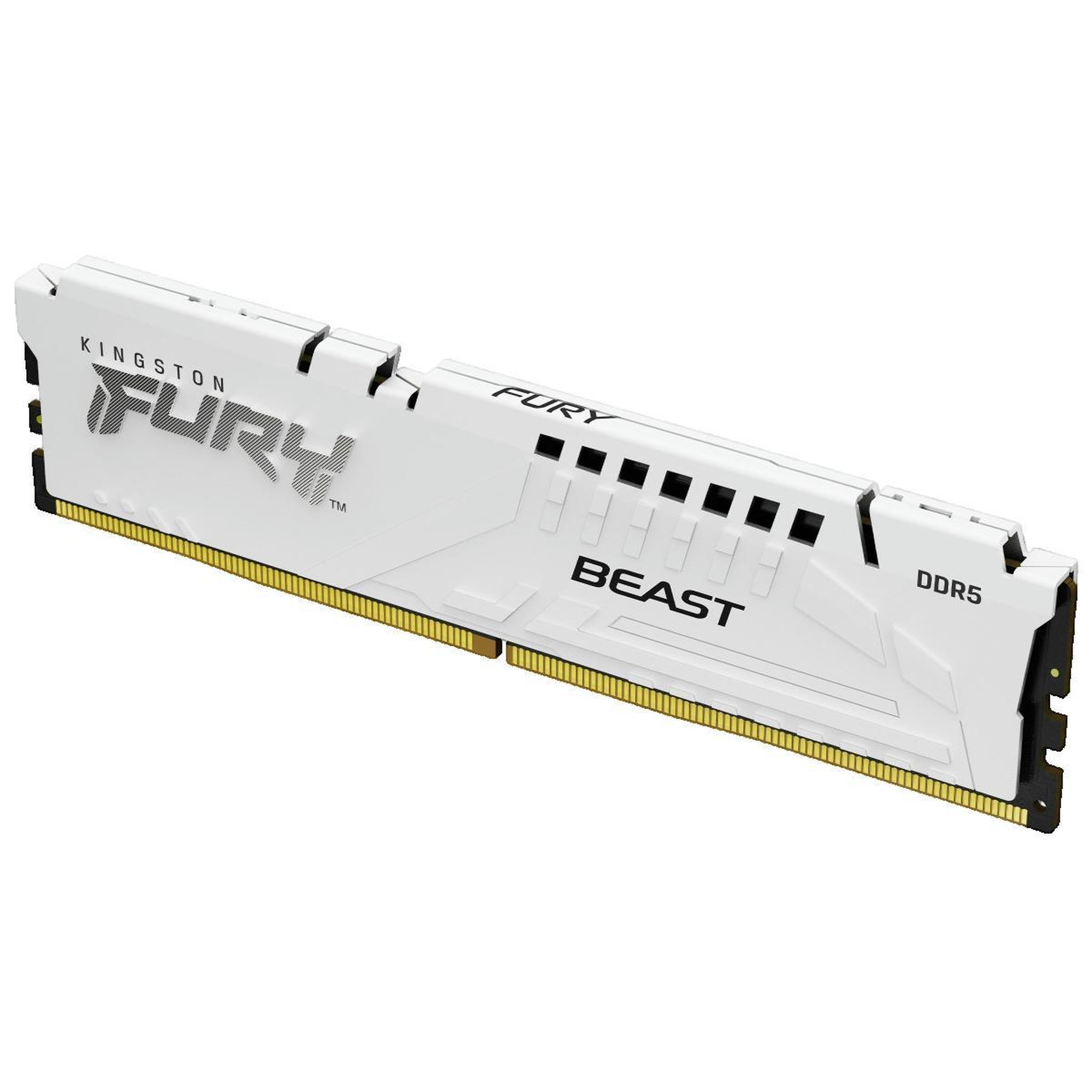 Voir la diapositive 2 : Kingston Module de mémoire Kingston FURY Beast 32 Go DDR5 6000 MHz blanc