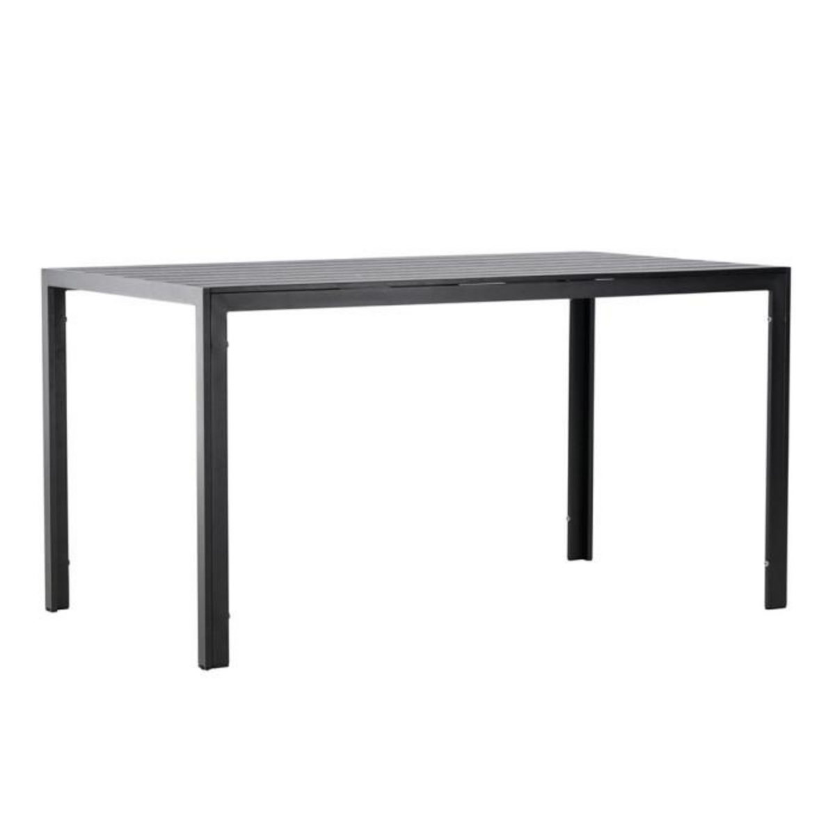 Paris Prix Table de Jardin  Mirko  140cm Noir