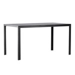 Paris Prix Table de Jardin  Mirko  140cm Noir
