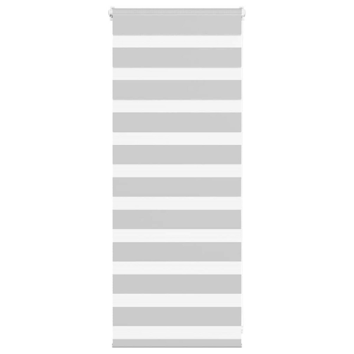 VIDAXL Store zebre gris clair largeur du tissu 60,9 cm polyester