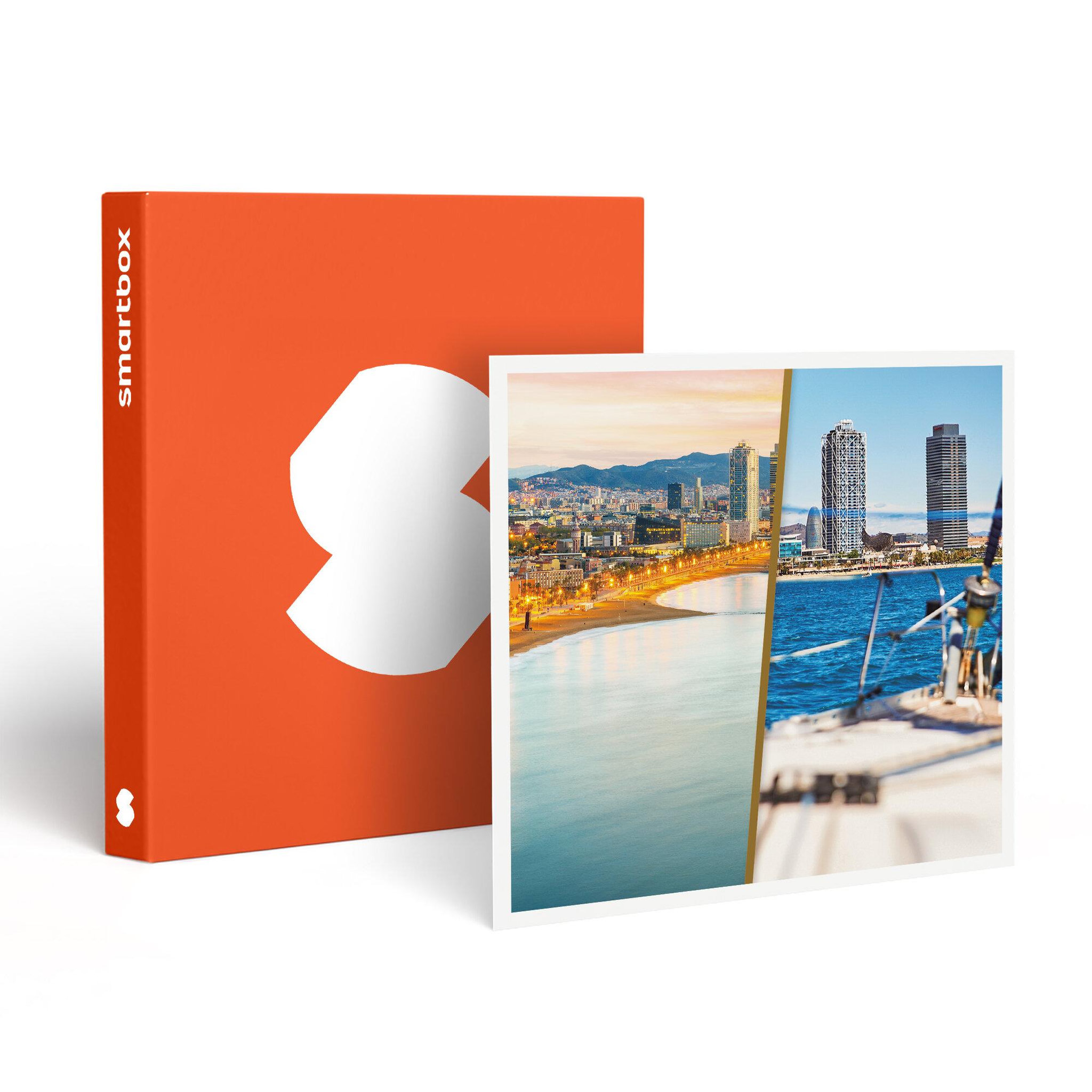 Smartbox Séjour de 2 jours à Barcelone avec croisière en catamaran au coucher du soleil - Coffret Cadeau Multi-thèmes