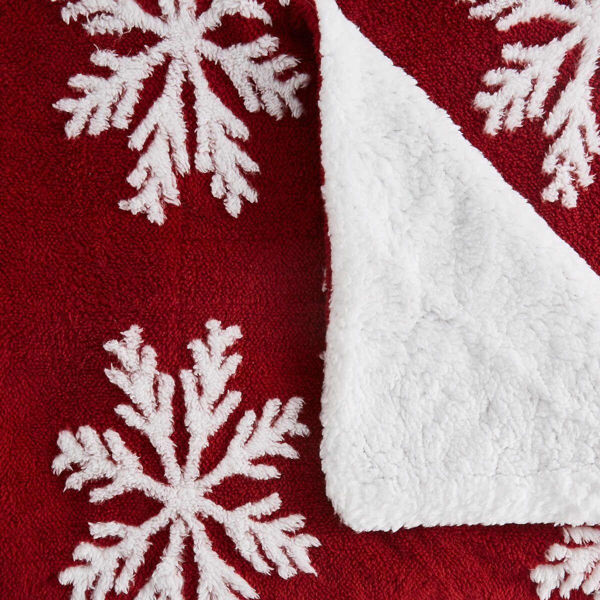 ACTUEL Plaid fantaisie double face en polyester 250g/m²  FLOCON