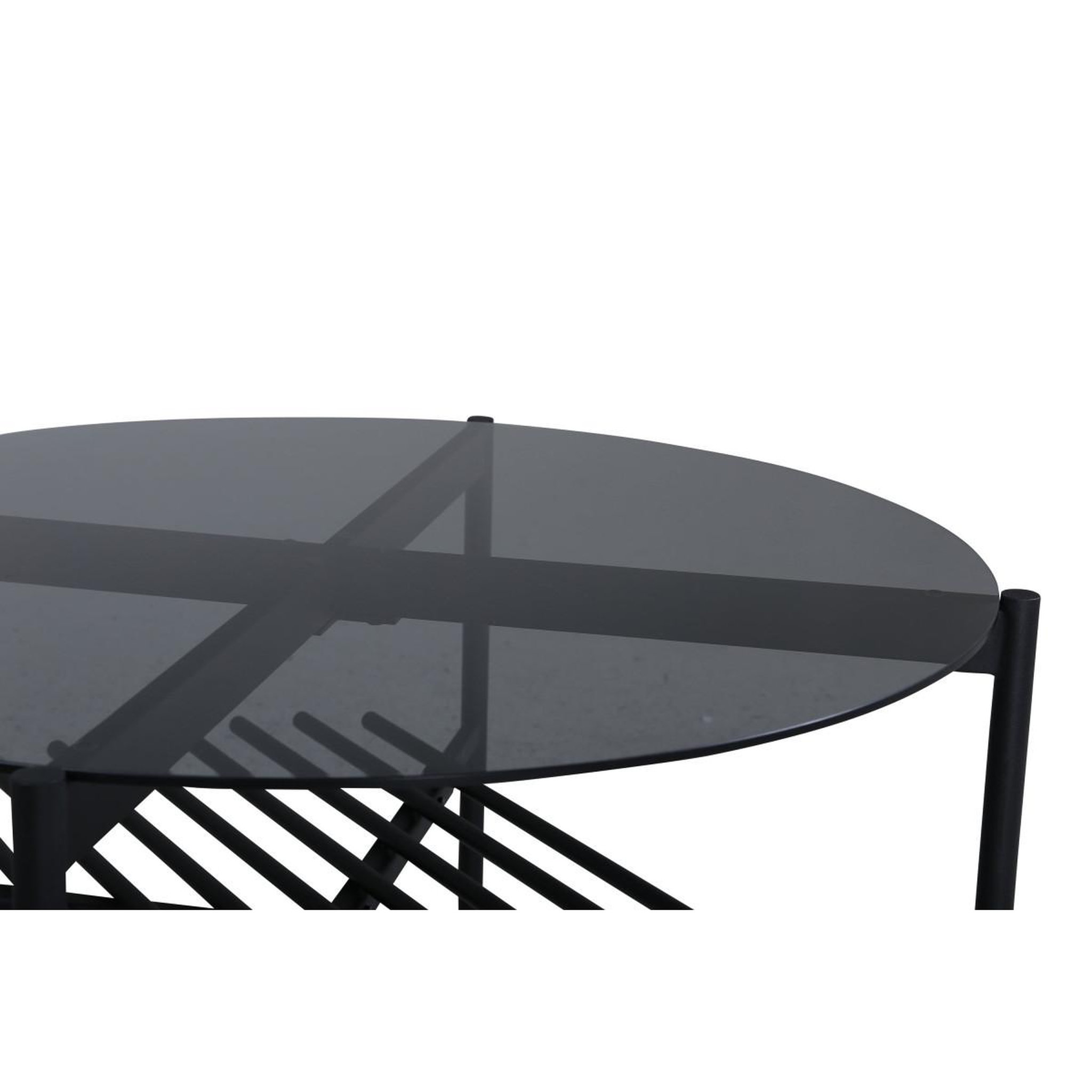 Voir la diapositive 5 : Paris Prix Table basse en verre  von staf  80cm noir