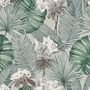 Voir la diapositive 2 : DUTCH WALLCOVERINGS DUTCH WALLCOVERINGS Papier peint Eden Gris et vert clair