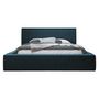 Voir la diapositive 2 : BEST MOBILIER Swan - lit coffre - 180x200 cm - sommier inclus - en velours côtelé grosses côtes