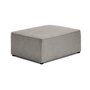 Voir la diapositive 2 : BEST MOBILIER Topaze - pouf - en tissu bouclette