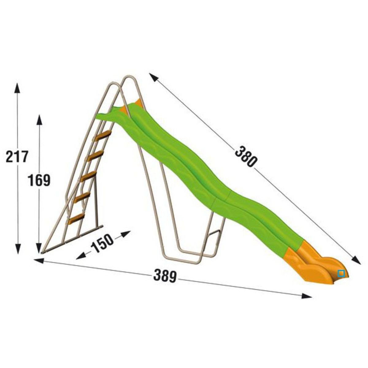 trigano Toboggan 3,80 m de glisse