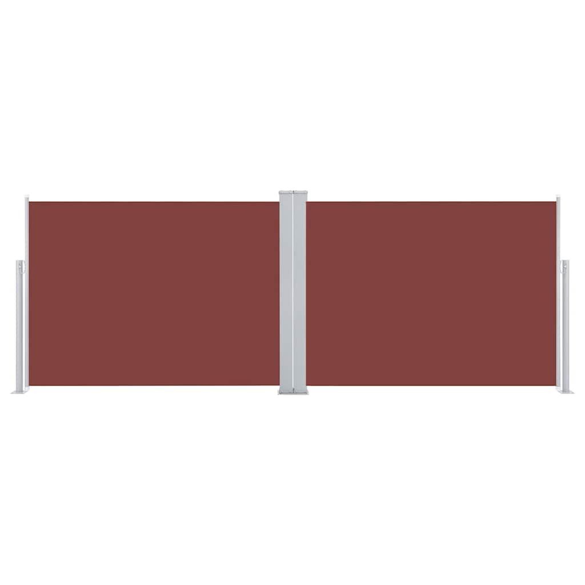 Voir la diapositive 5 : VIDAXL Auvent lateral retractable Marron 100 x 1000 cm