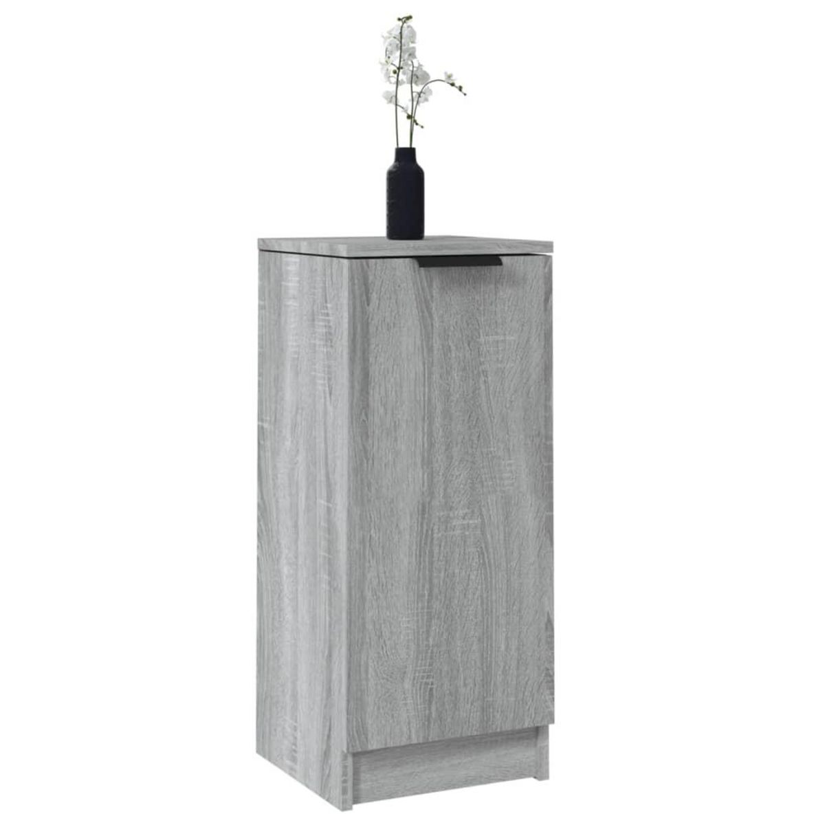 VIDAXL Buffet Sonoma gris 30x30x70 cm Bois d'ingenierie