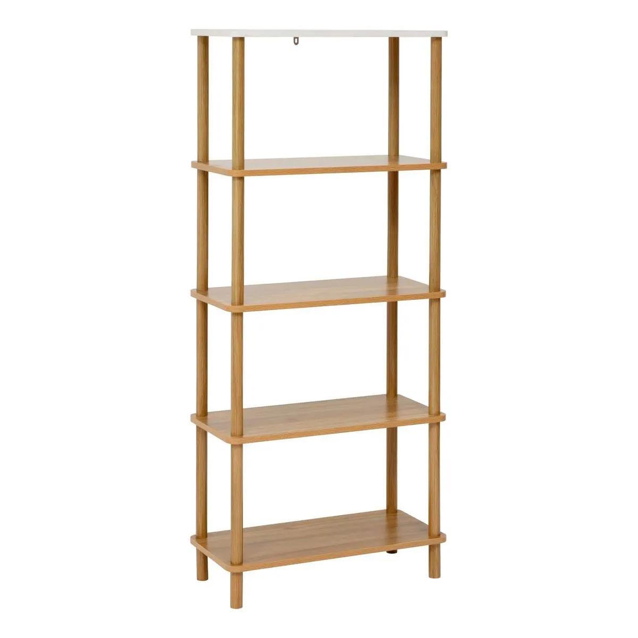 FIVE Étagère 5 niveaux design  côme  141cm marron