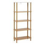 FIVE Étagère 5 Niveaux Design  Côme  141cm Marron