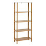 Voir la diapositive 1 : FIVE Étagère 5 Niveaux Design  Côme  141cm Marron