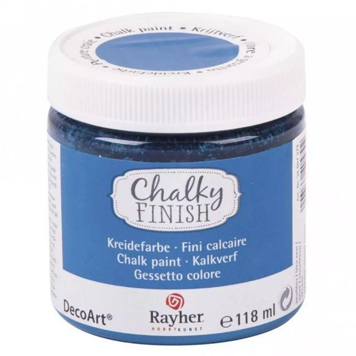Rayher Peinture-craie Chalky Finish 118 ml - Bleu azur