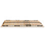 Voir la diapositive 2 : VIDAXL Sommiers a lattes sans matelas 2 pcs avec 28 lattes 70x200 cm