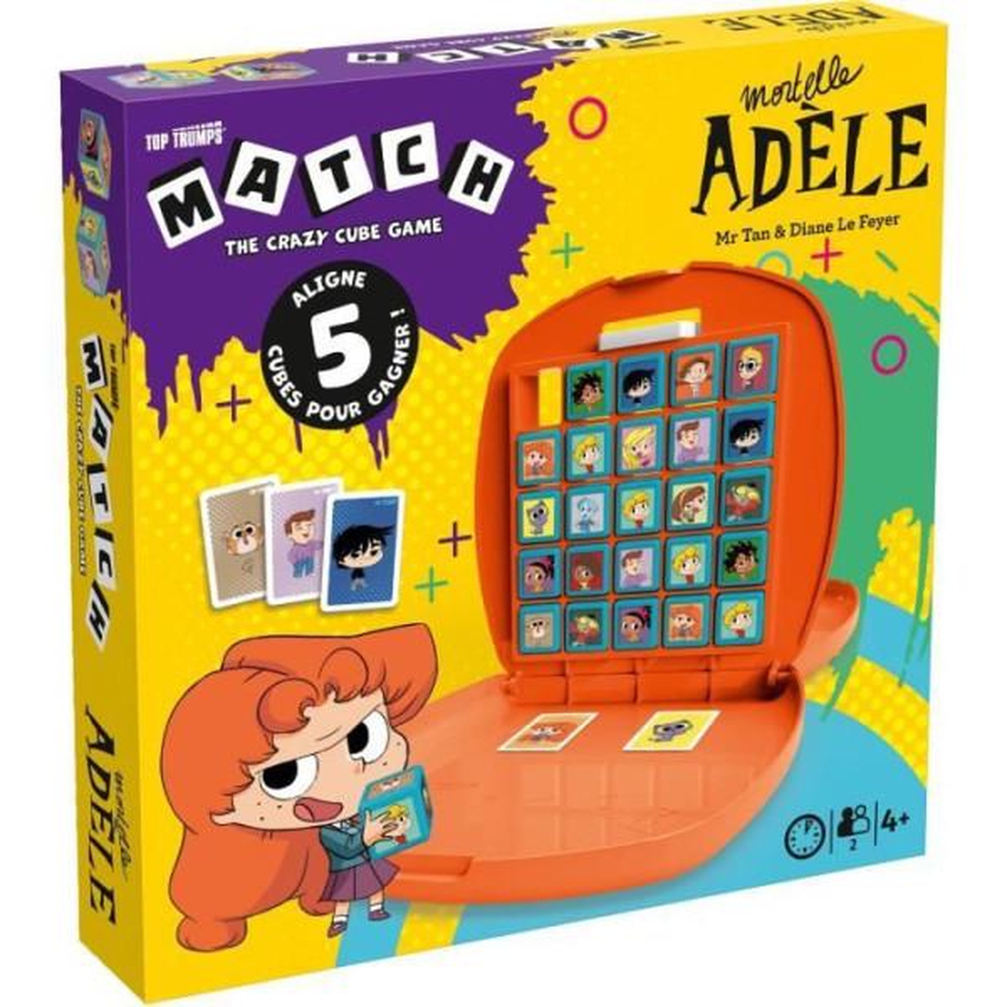 Winning Moves MATCH Mortelle Adele - Jeu de société - WINNING MOVES