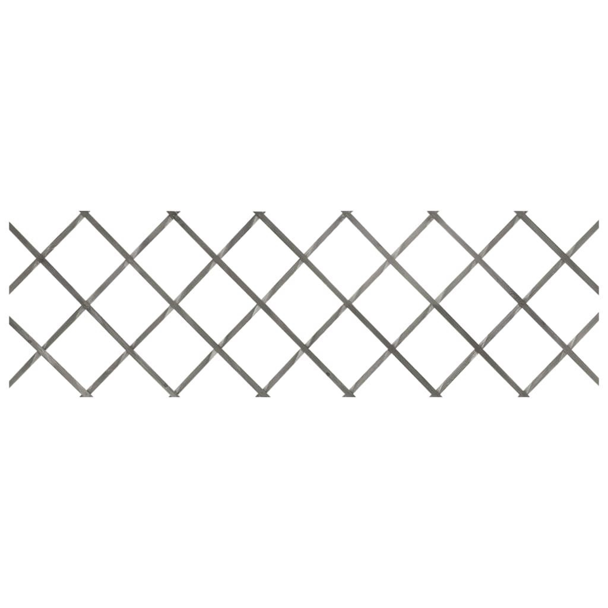 Voir la diapositive 5 : VIDAXL Cloture a treillis 5 pcs Gris Bois de sapin massif 180x60 cm