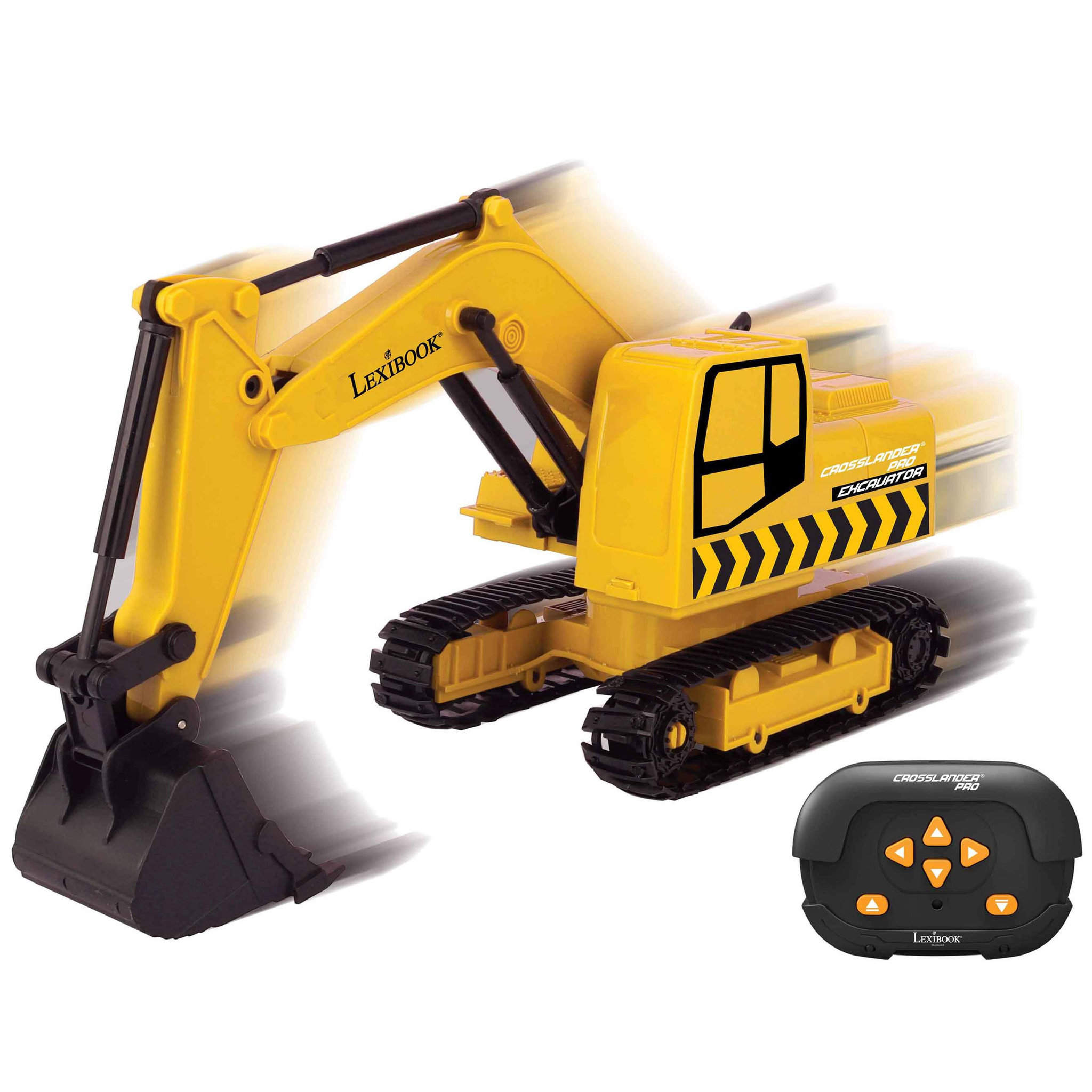 Lexibook Crosslander PRO Tractopelle télécommandé avec bras articulé