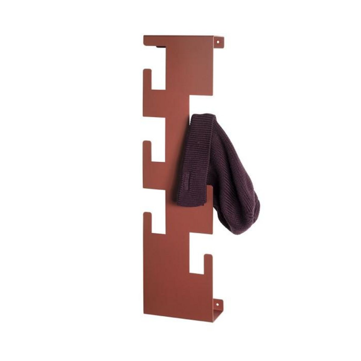 Paris Prix Patère Murale  6 Crochets  60cm Rouge Corail