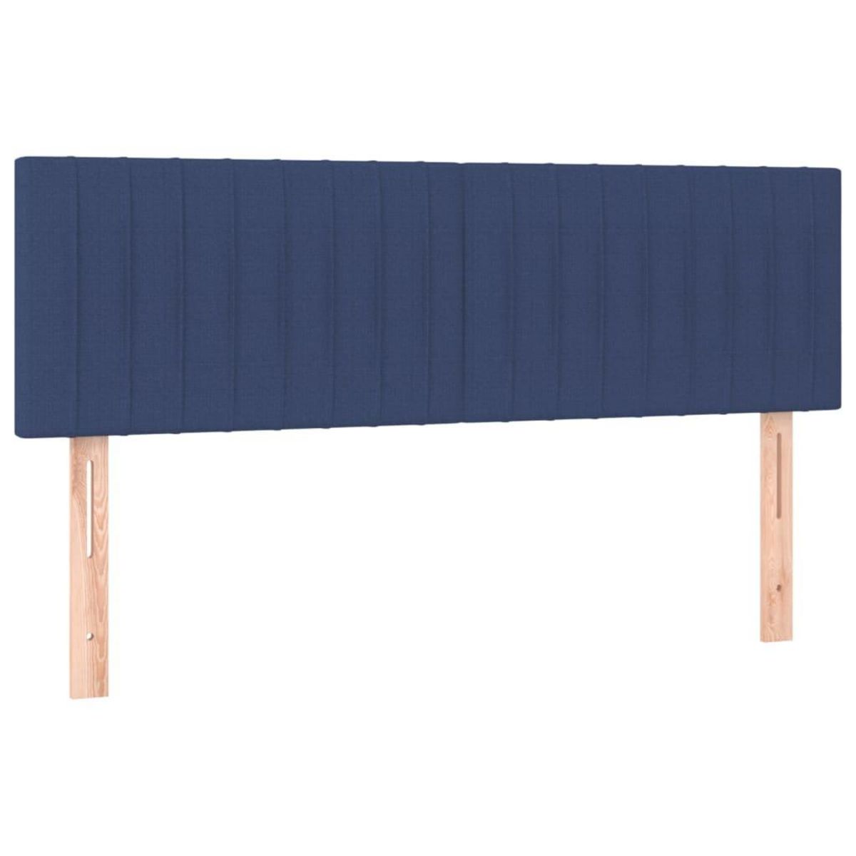 VIDAXL Tete de lit a LED Bleu 144x5x78/88 cm Tissu