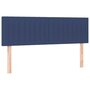 Voir la diapositive 4 : VIDAXL Tete de lit a LED Bleu 144x5x78/88 cm Tissu