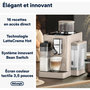 Voir la diapositive 2 : DELONGHI Expresso Broyeur rivelia latte FEB4455.BG