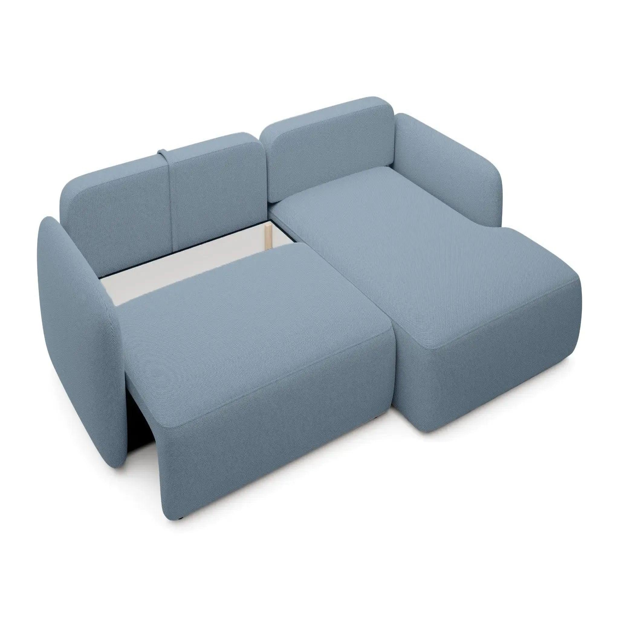 Voir la diapositive 6 : CASANOVA PARIS Gigi - canapé d'angle convertible tissu bouclette