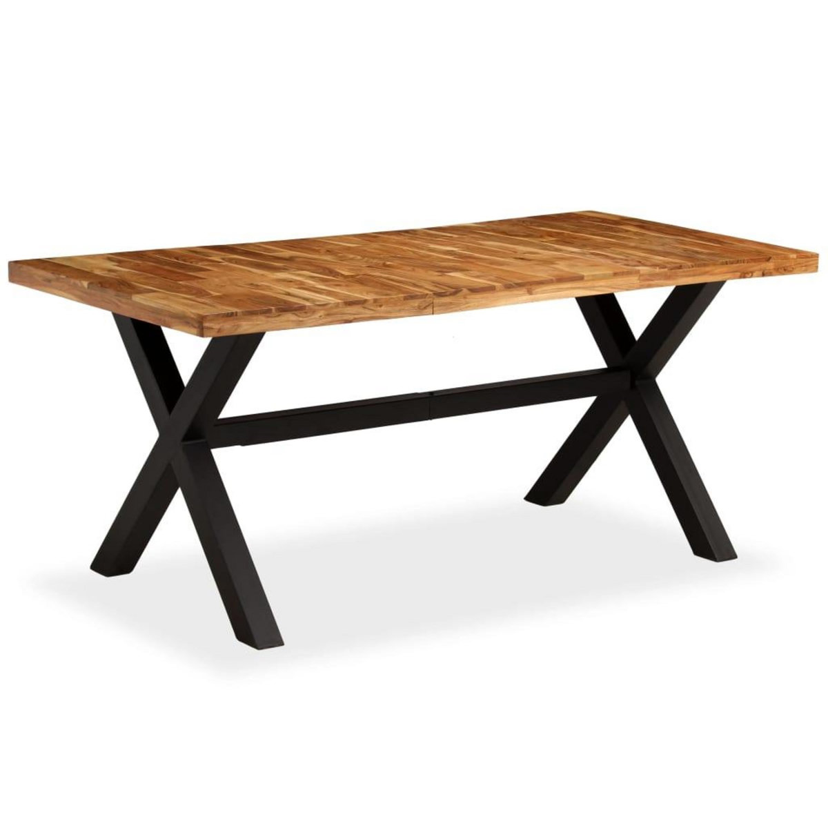 VIDAXL Table a manger Bois d'acacia massif et manguier 180x90x76 cm