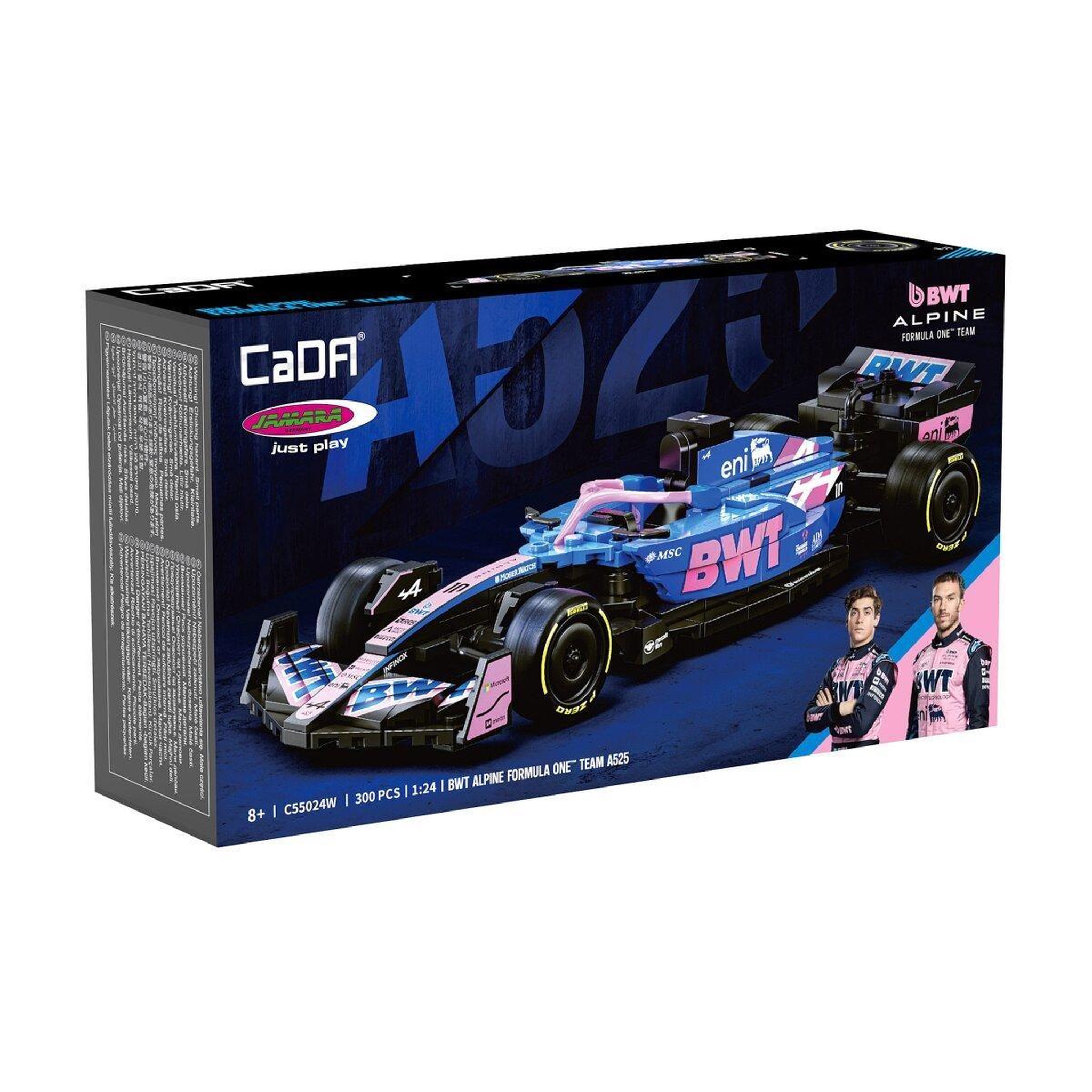 Voir la diapositive 3 : Jamara Cada bwt alpine formula one™ team a525 1:24 bleu bricks