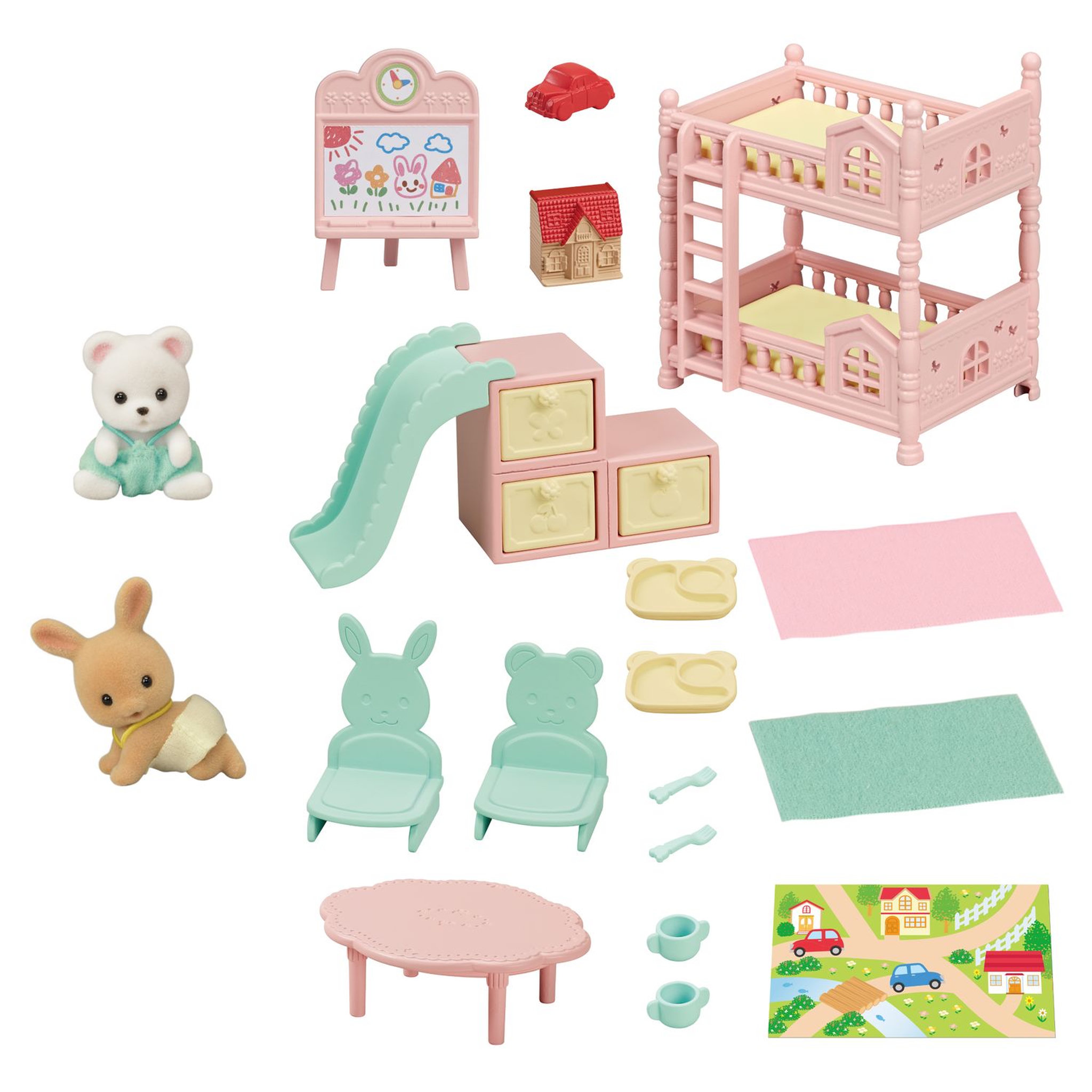 Voir la diapositive 3 : Epoch d'Enfance La salle de jeu des bébés figurines - Sylvanian Families