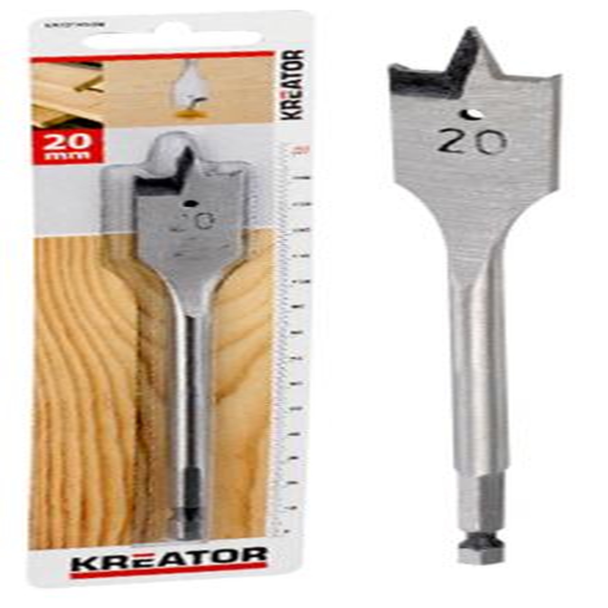 KREATOR Mèche pour bois plate Ø 35x152mm
