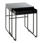 Voir la diapositive 1 : Paris Prix Lot de 2 Tables d'Appoint Design  Lirola  54cm Noir