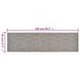 Voir la diapositive 5 : VIDAXL Tapis de cuisine lavable impression losange 45x150 cm velours