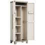 Voir la diapositive 2 : Keter Keter Armoire de rangement polyvalente Excellence Beige et taupe 182cm