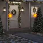VIDAXL Lumiere de Noël avec piquet LED pliable jaune 57 cm
