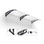 Voir la diapositive 6 : Inkazen Marquise transparente LED 80 x 240 cm