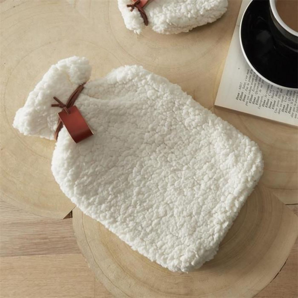 Paris Prix Bouillotte Cocooning  Sherpa  1L Blanc