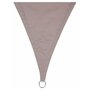 Perel Perel Voile d'ombrage triangulaire 3,6 m Couleur taupe GSS3360TA
