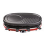 Voir la diapositive 2 : HKOENIG H.KoeNIG RP418 Appareil a raclette 8 personnes - Rouge