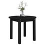 Voir la diapositive 4 : VIDAXL Table basse Noir Ø 55x45 cm Bois massif de pin