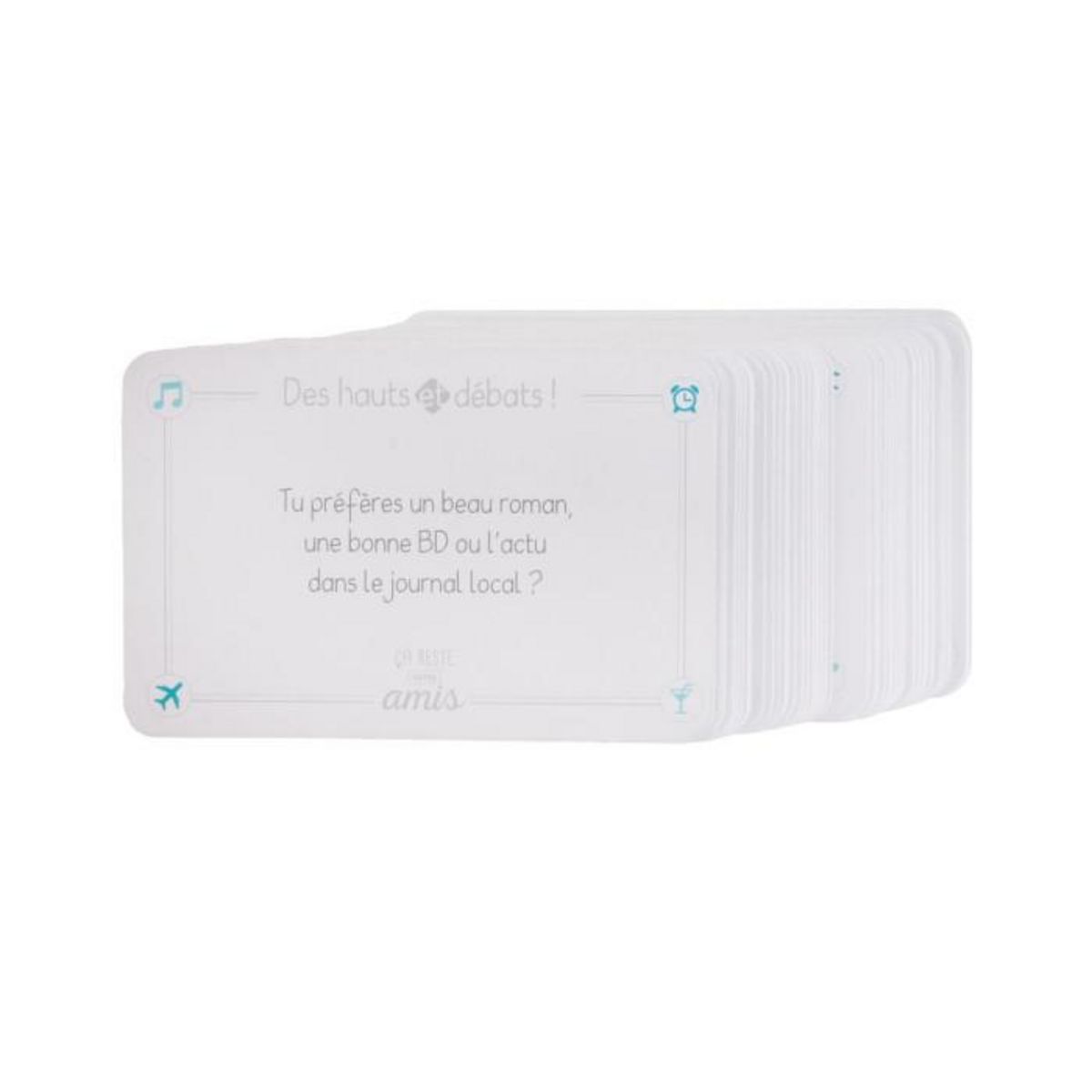 Paris Prix Jeu de 54 Cartes Débat  Soirée Amis  8cm Bleu