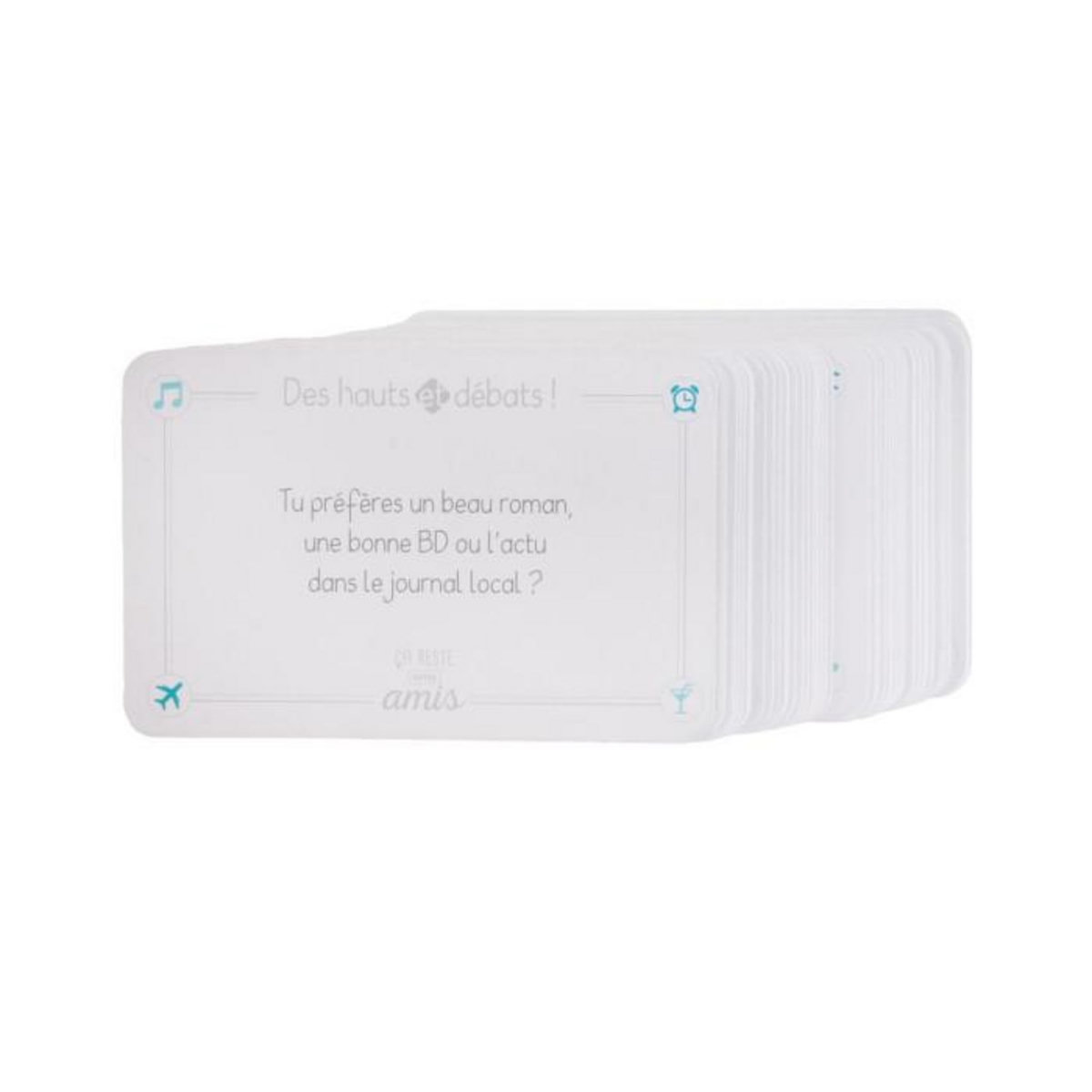 Paris Prix Jeu de 54 Cartes Débat  Soirée Amis  8cm Bleu