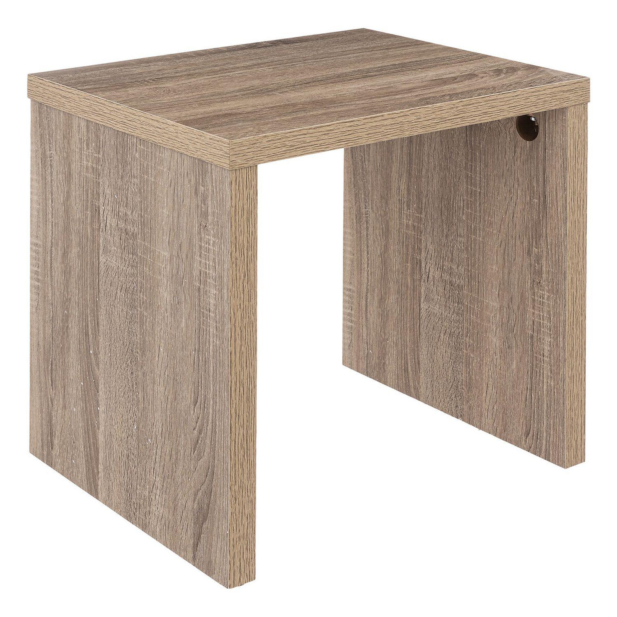 Voir la diapositive 2 : FIVE Trio de tables gigognes encastrables en mdf - hauteur 45 cm