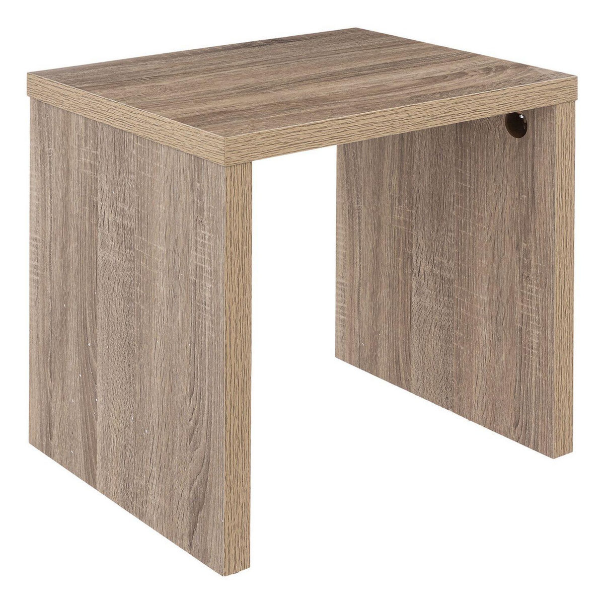 FIVE Trio de Tables Gigognes encastrables en MDF - Hauteur 45 cm