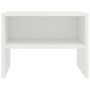 Voir la diapositive 4 : VIDAXL Table de chevet Blanc 40x30x30 cm Bois d'ingenierie