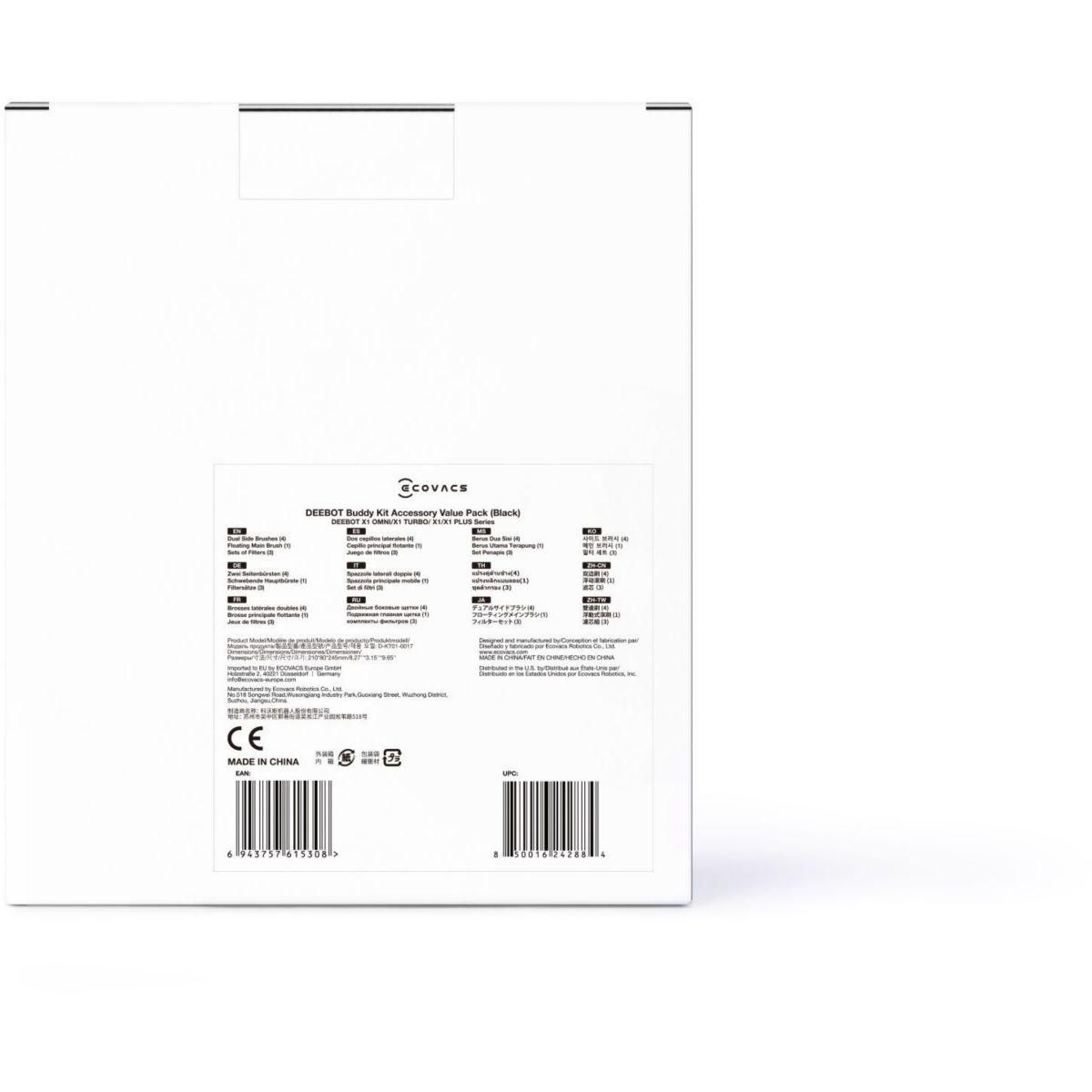 ECOVACS Kit accessoires pour X1 Omni, X1 Plus et X1 Turbo