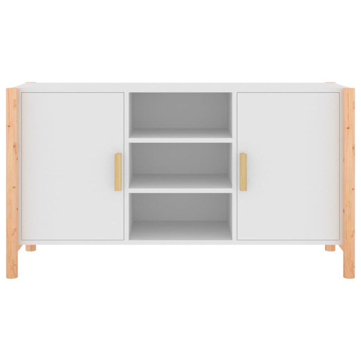 VIDAXL Buffet Blanc 107x38x60 cm Bois d'ingenierie