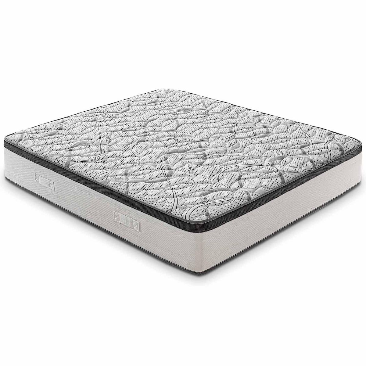 ILOVESLEEP Matelas Mousse DELUXE - Epaisseur 20 Cm - Réversible - Côté Été/hiver