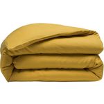 BATON ROUGE Housse de couette 100% lin lavé. Coloris disponibles : Jaune